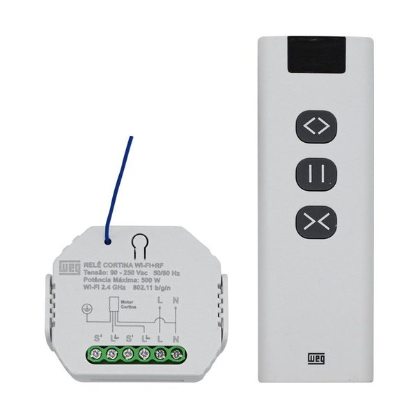 Dispositivo Rele Cortina Smart WI-FI RF Whome Embutir