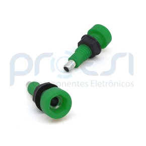 Borne B67 Fêmea para Pino Banana 2mm - Azul