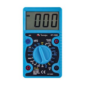 HM-2082 Multímetro Digital Hikari - CAT IV - 600V 10A - TRUE RMS