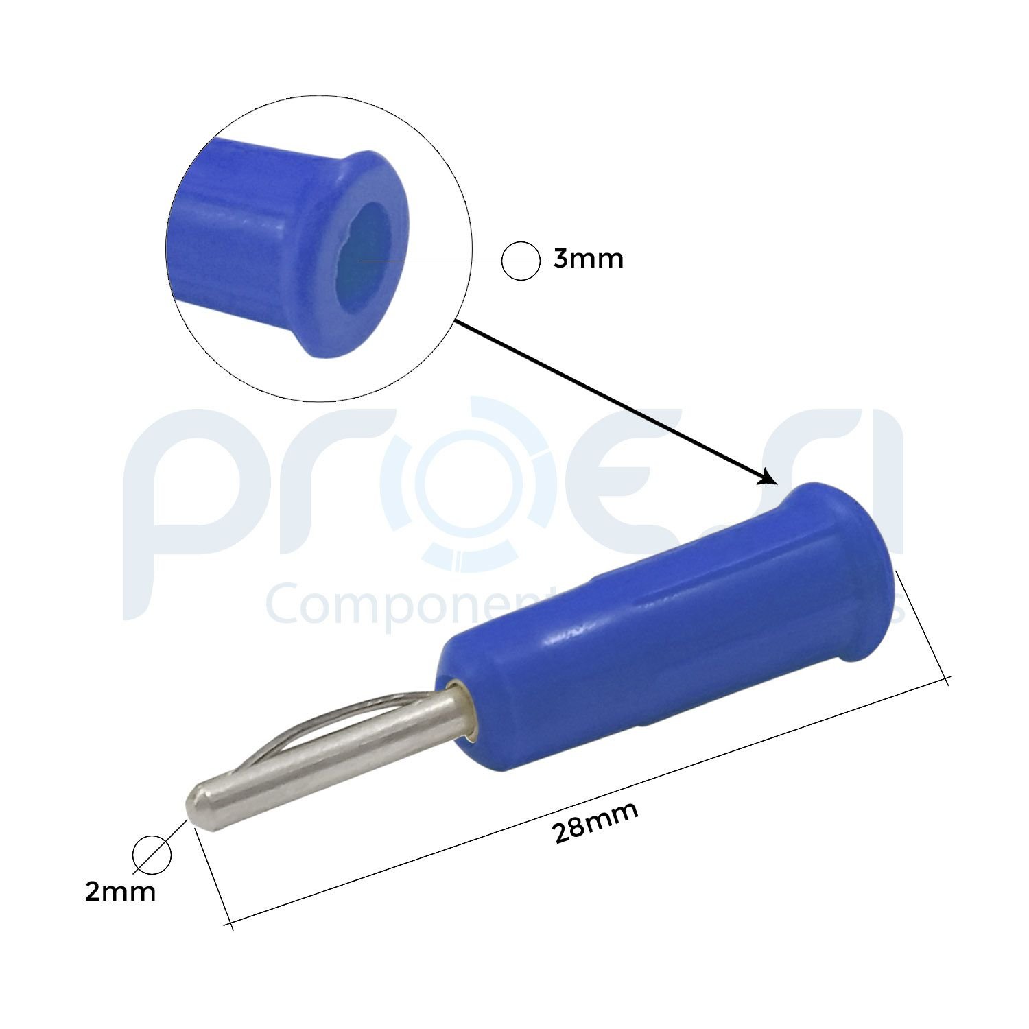 Pino Banana PB02 - 2mm Azul