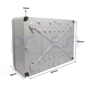 Caixa de Passagem de Sobrepor Steck Ligth SEX-231 - 234x174x90mm