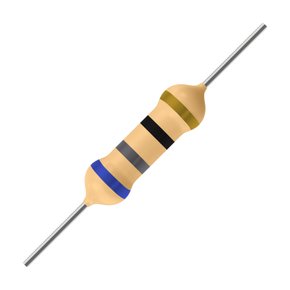Resistor 68 Ohms com Potência 1/4W e Precisão de 5%