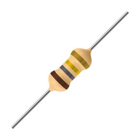 Resistor 180K Ohms com Potência 0,125W e Precisão de 5%