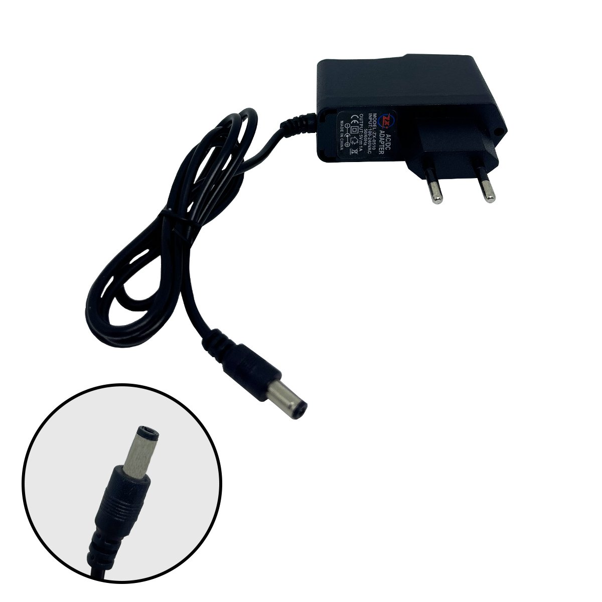 FONTE CFTV CHAVEADA 5V - 1A / PLUG P4 2,5MM