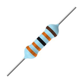 Resistor de Precisão 1% de 330K Ohms com Potência 0,25W