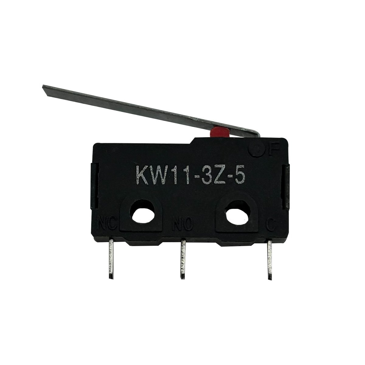 Micro Chave KW11-3Z-5A 3 Terminais com Haste 23mm