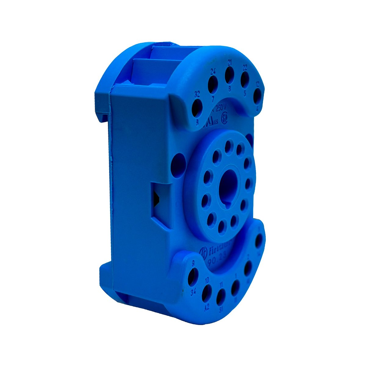 782210 2 soquete finder 9023 trilho din 35mm para rele 11 pinos 6013
