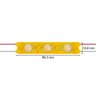 112398 3 modulo 7025 3 leds 12v lente amarela ambar