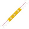 112398 modulo 7025 3 leds 12v lente amarela ambar