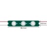 112399 3 modulo 7025 3 leds 12v lente verde