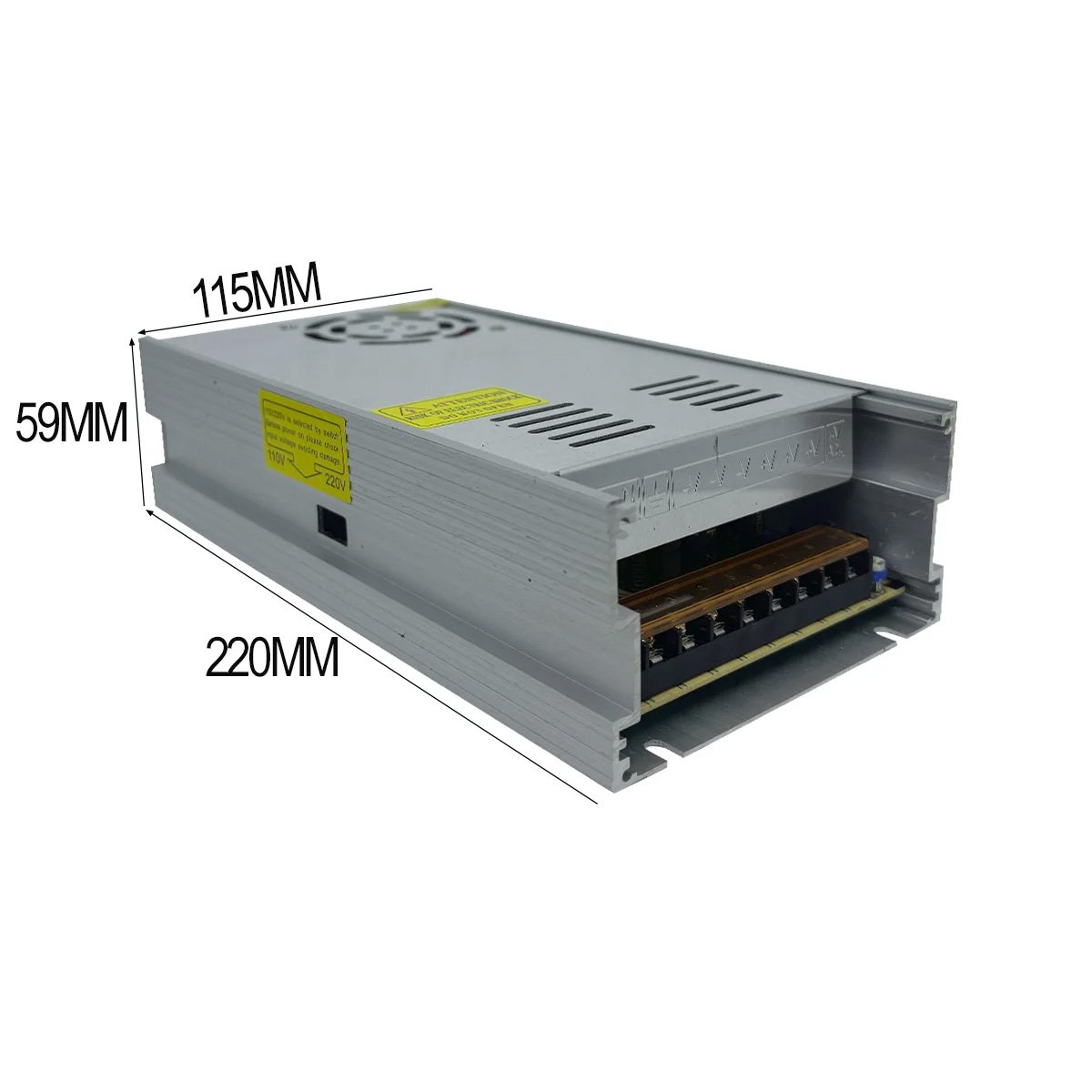 Fonte de Alimentação Andeli MS-500-24 | 500W | Saída 24V - 20A