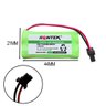 7063 c bateria ni mh para telefone sem fio aaa 2 4v 600mah