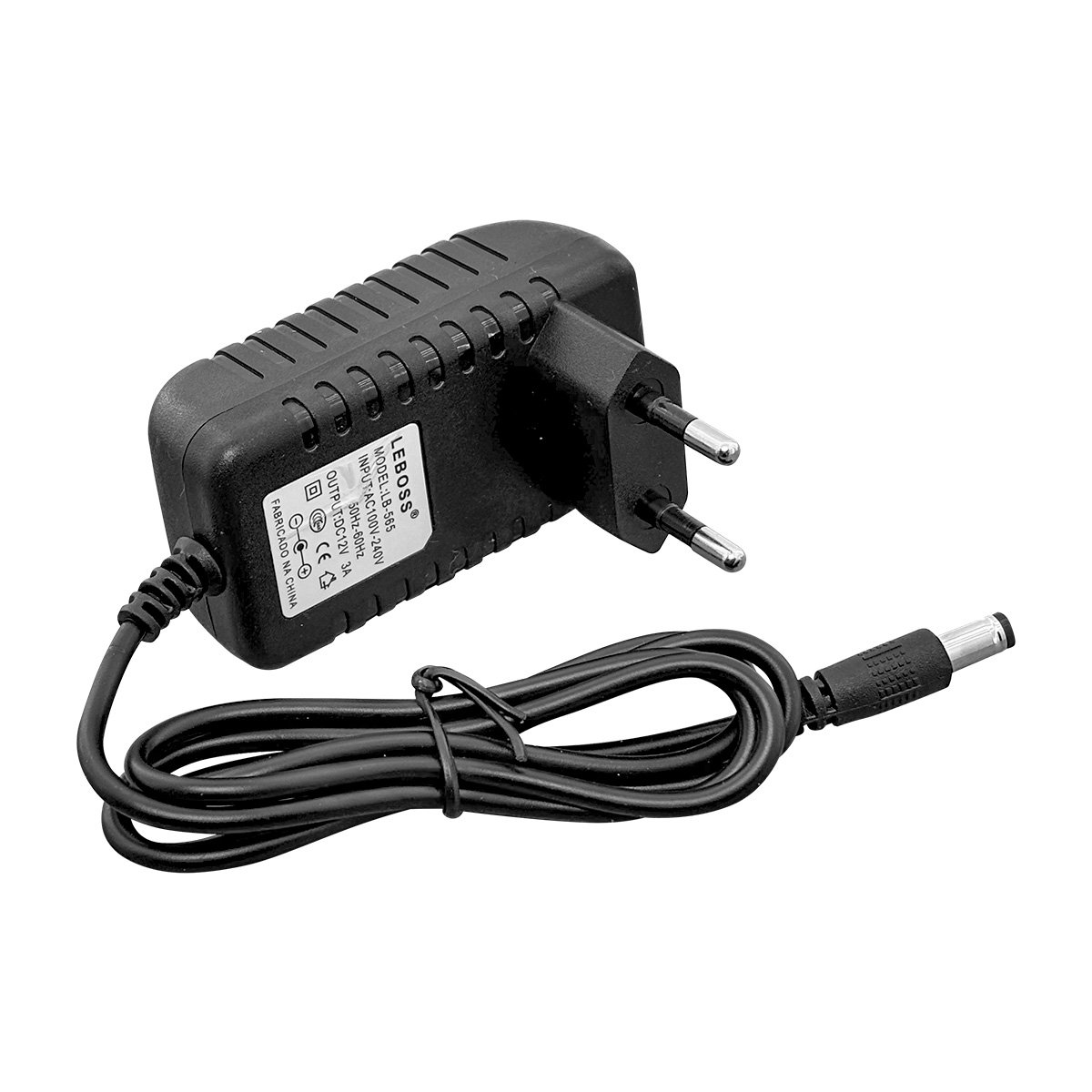 Fonte Chaveada CFTV 12V 3A com Plug P4 2,1mm 2 pinos