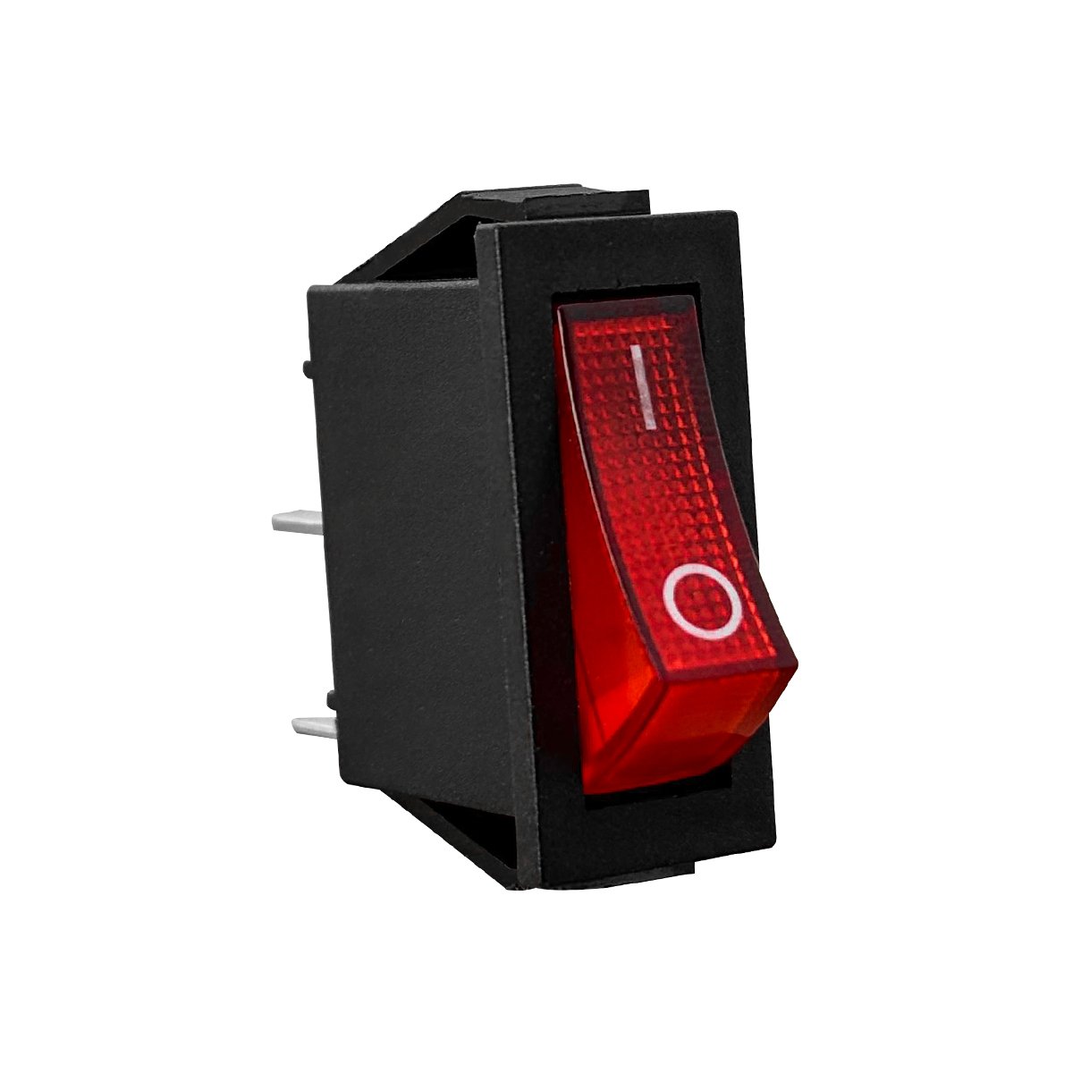 Chave Gangorra KCD1-102 Vermelha | 3T 6A/10A 250V