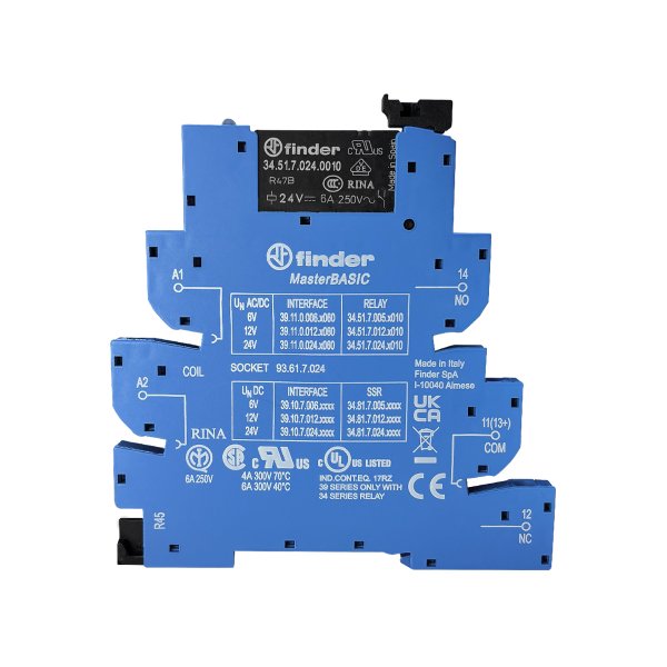 681615 a modulo interface master basic finder 3911 0 024 0060 24 vca vcc