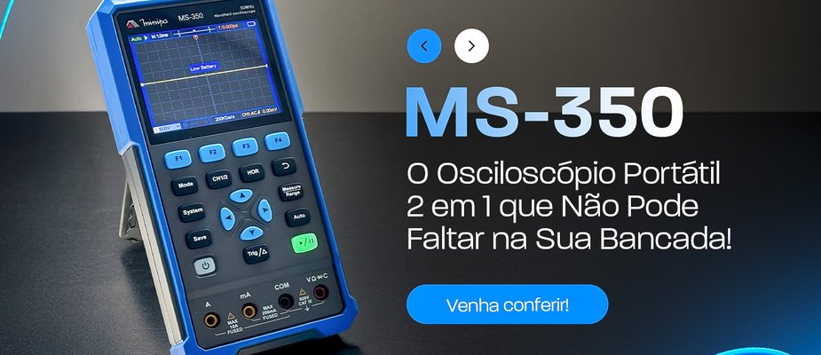 Osciloscópio MS-350 vale a pena? Osciloscópio MS-350 vale a pena?