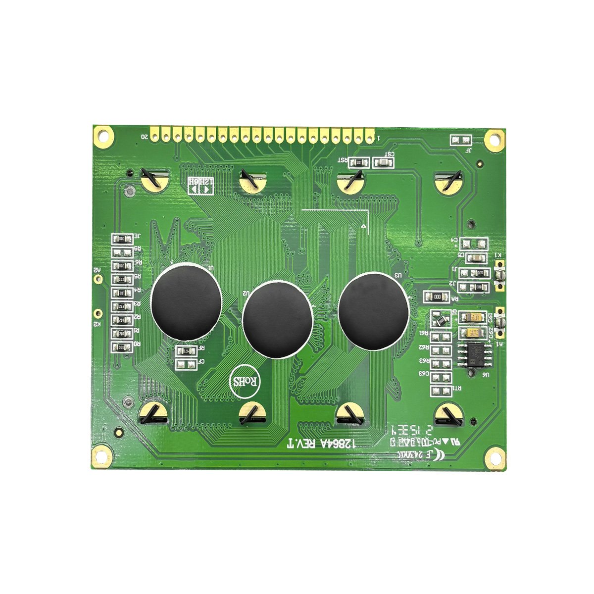 Display LCD Gráfico 128X64 WG-12864A-TMI - com Back Azul