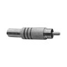 01 plug rca 6mm metal niquel preto