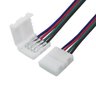 01 chicote emenda rapida para fita de led 4 vias rgb