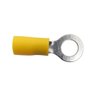 01 terminal crimplink olhal fio 6mm amarelo m6