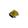 01 conector mini usb pci mini usb femea 5 pinos