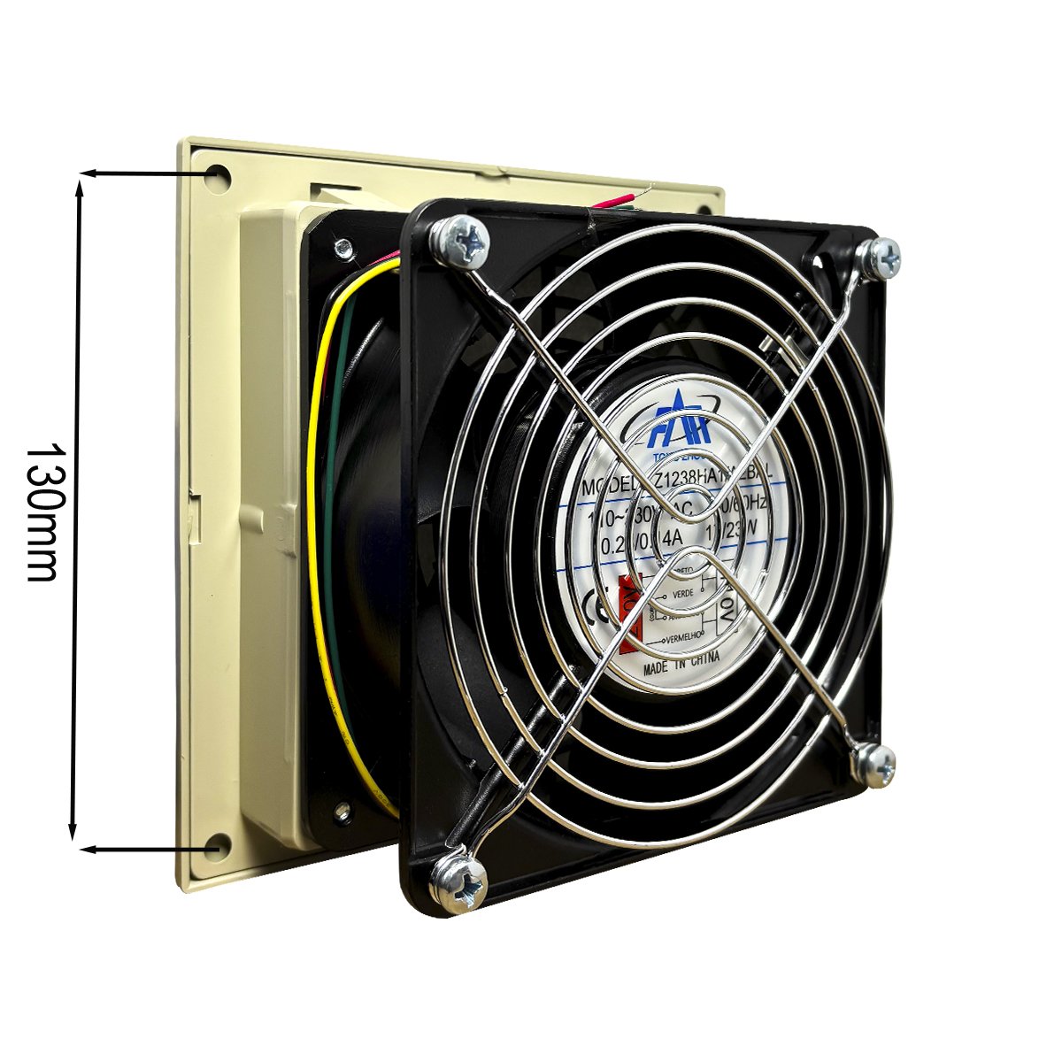 113489 c conjunto de ventilacao grade e ventilador 120x120 110 230v