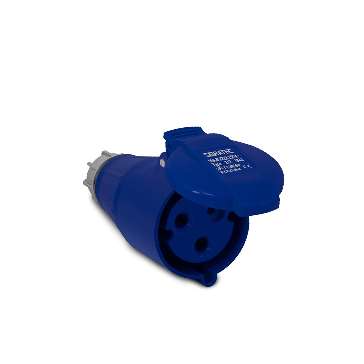 マザーシリーズ(16) Plug Industrial Fêmea 220V 16A IP44 Azul