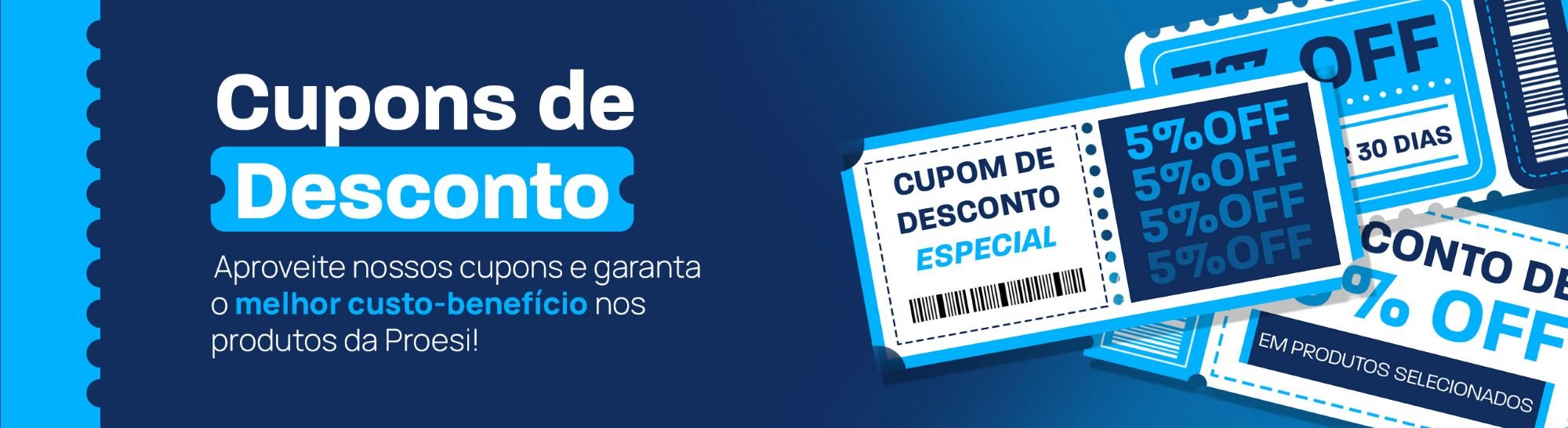 Cupons de Desconto Proeal - 5% OFF em produtos selecionados