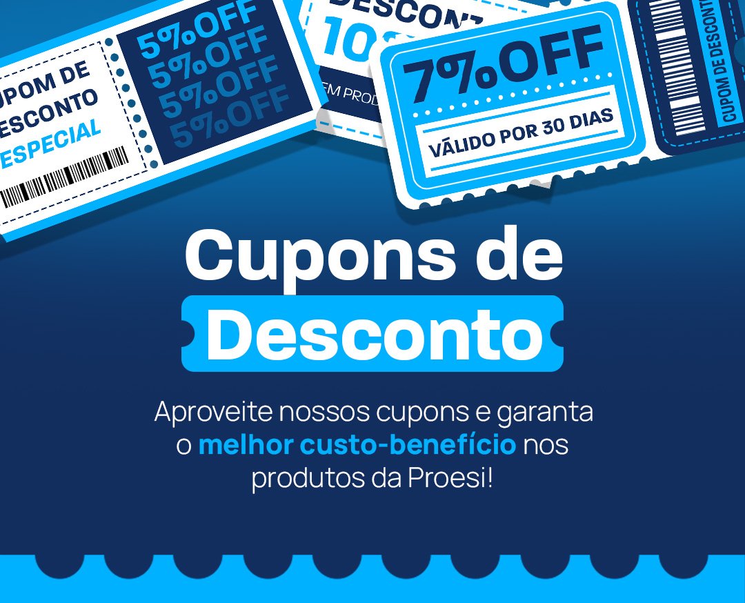 Cupons de Desconto Proeal - 5% OFF em produtos selecionados (Mobile)
