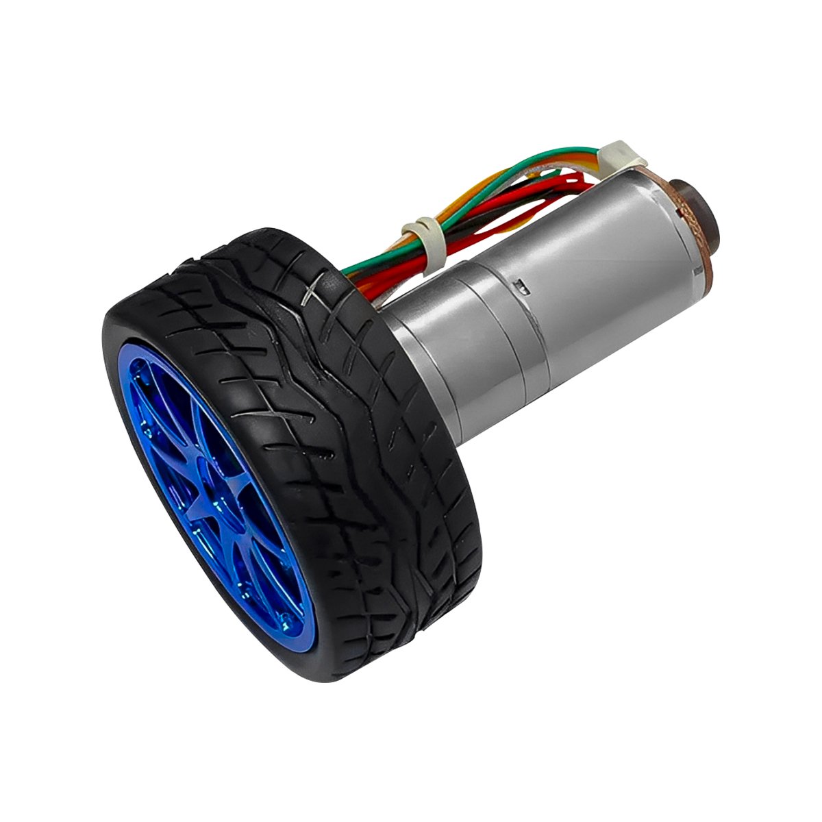 113617 a motor dc 6v com encoder com adaptador 210rpm