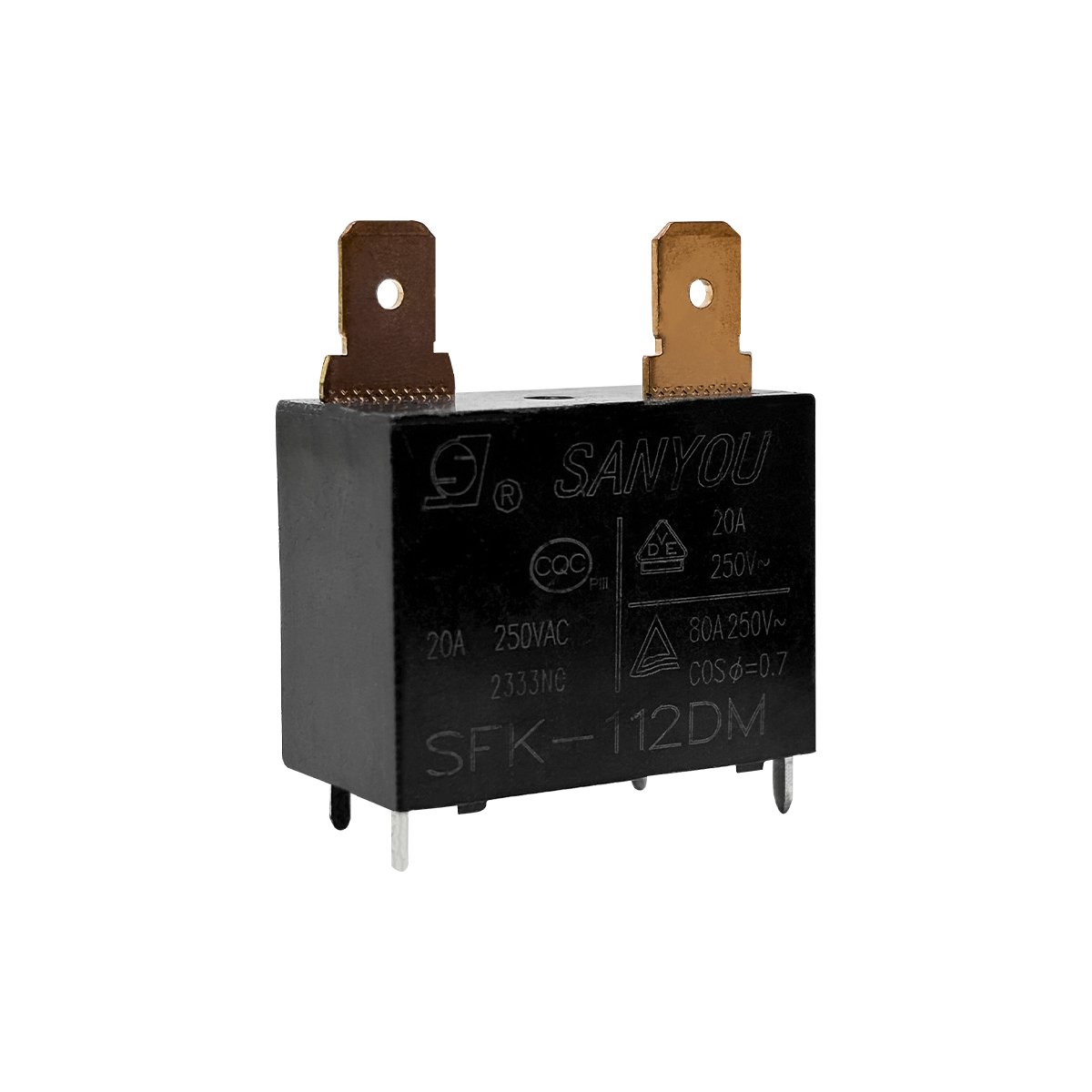 683045 a rele para ar condicionado sanyou sfk 112dm 12vdc 20a 250vac