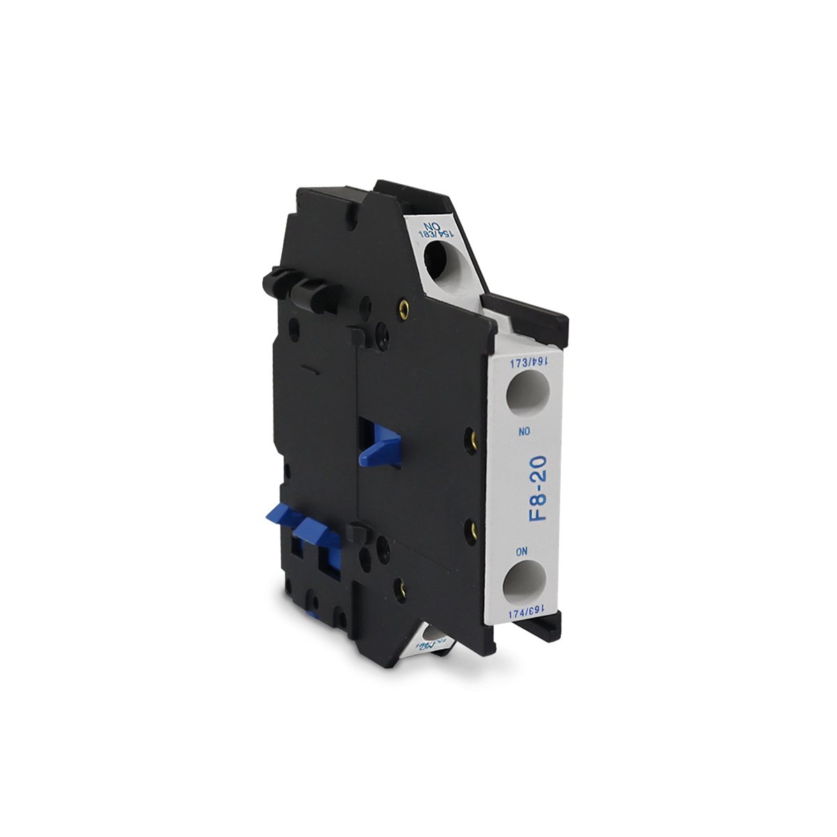 114065 b bloco de contato aux lateral f8 20 2na contator ic09 a ic32 sibratec