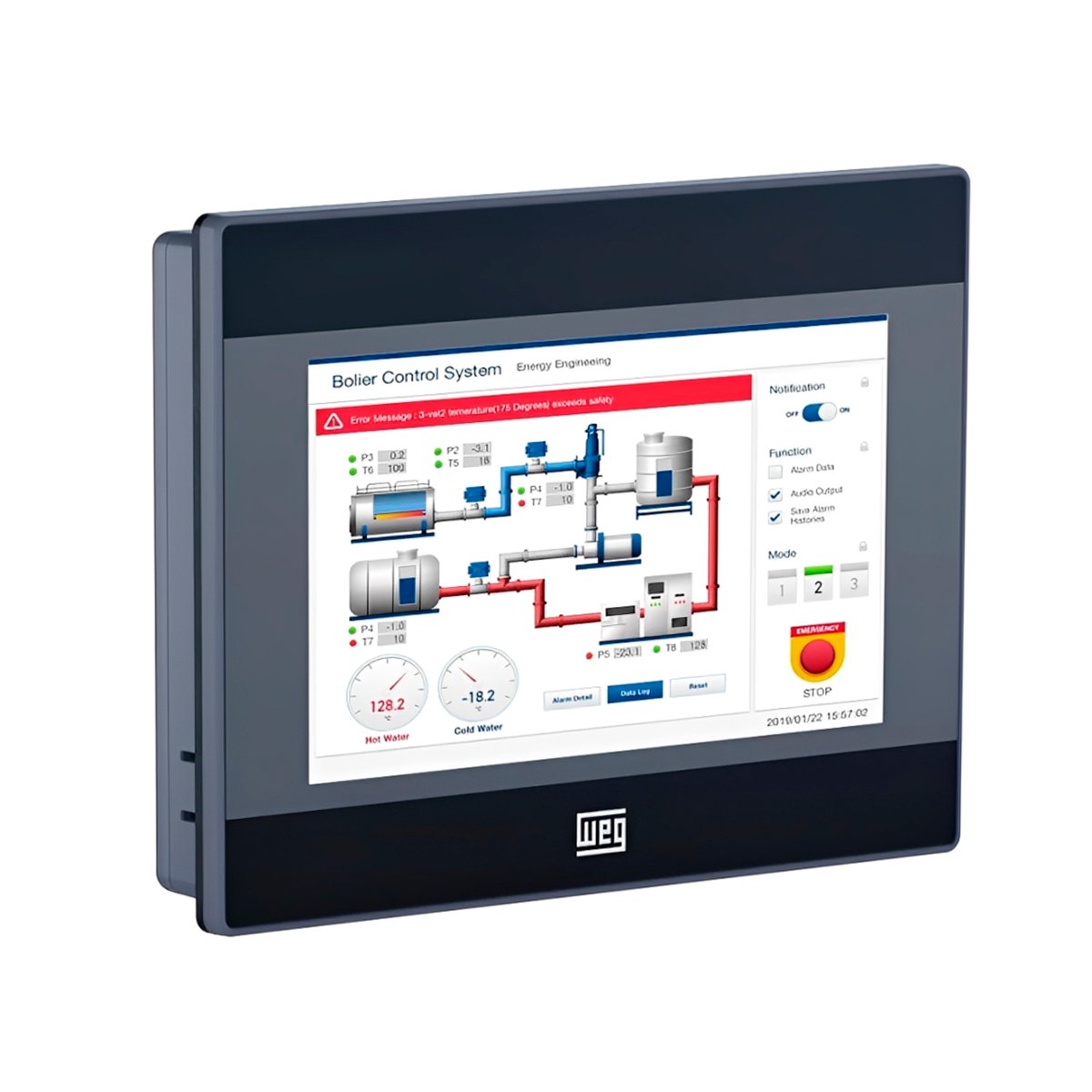 114259 clp ihm mt8072ip comunic ethernet rs232 rs485 usb host weg