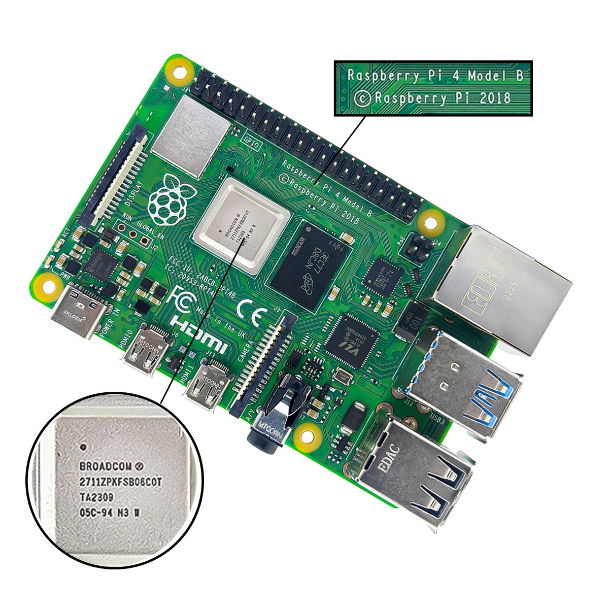 その他 Raspberry pi 4B ram 8GB Raspberry Pi 4 8GB Original Wi-Fi Dual Band