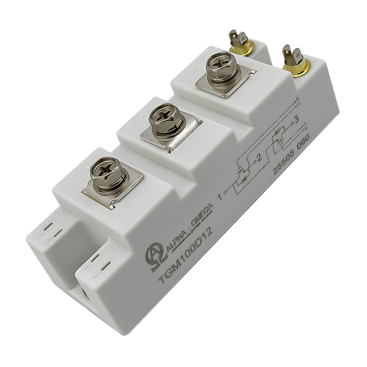 114671 a modulo transistor igbt tgm 100d12 alpha omega