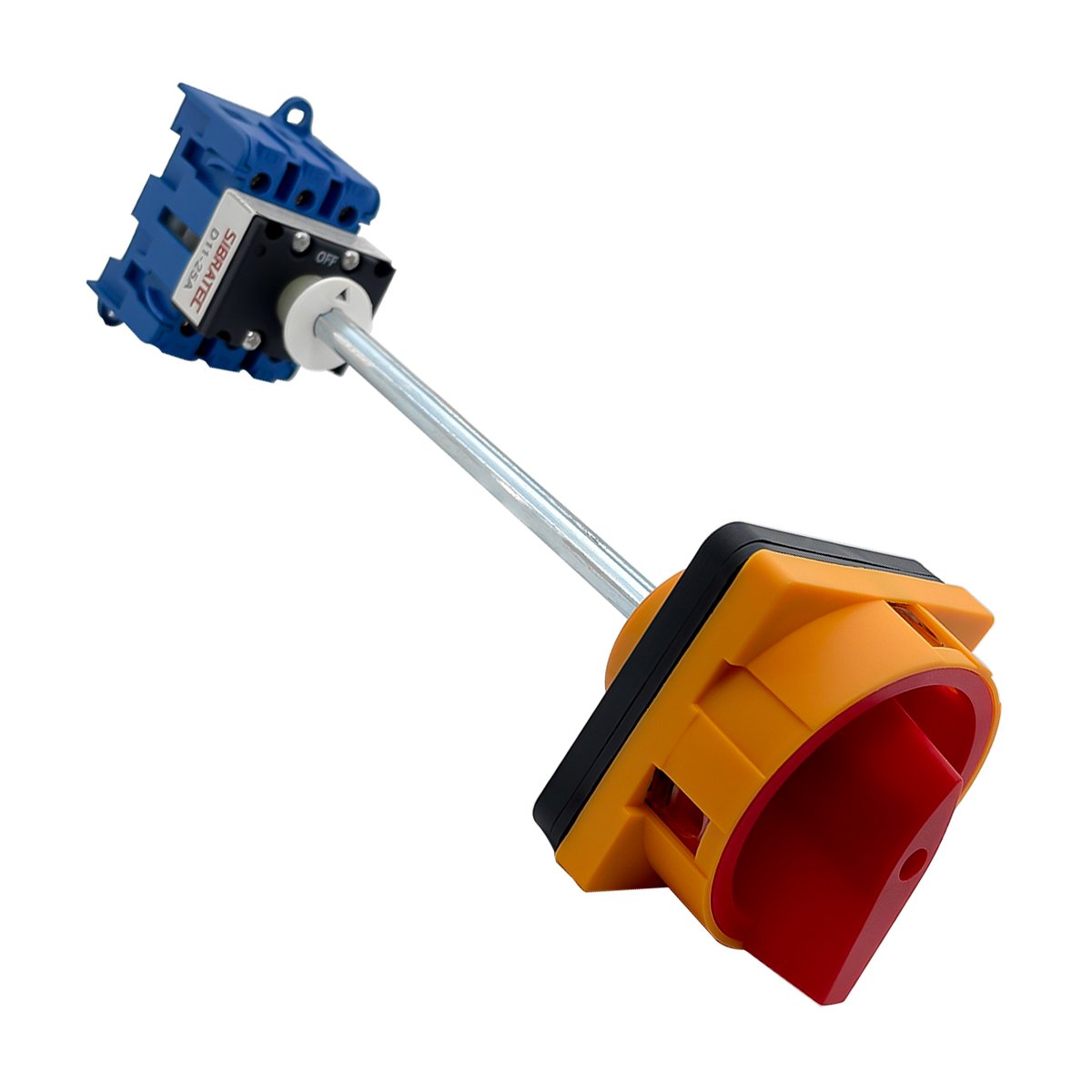 114679 a chave rotativa c haste d11 25a 3p 3 pol 2 pos 25a 220 380vca sibratec