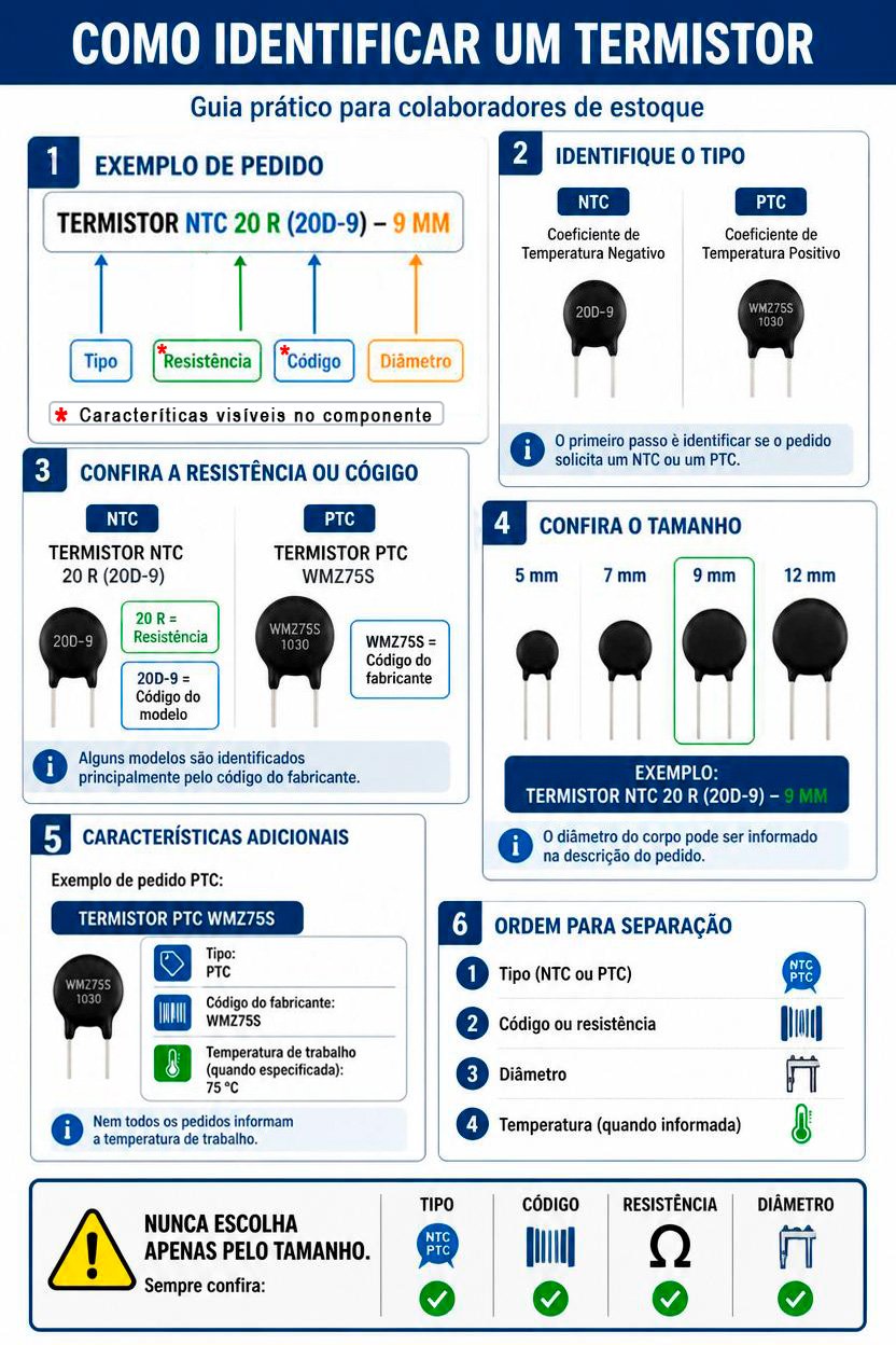 Termistor NTC e PTC