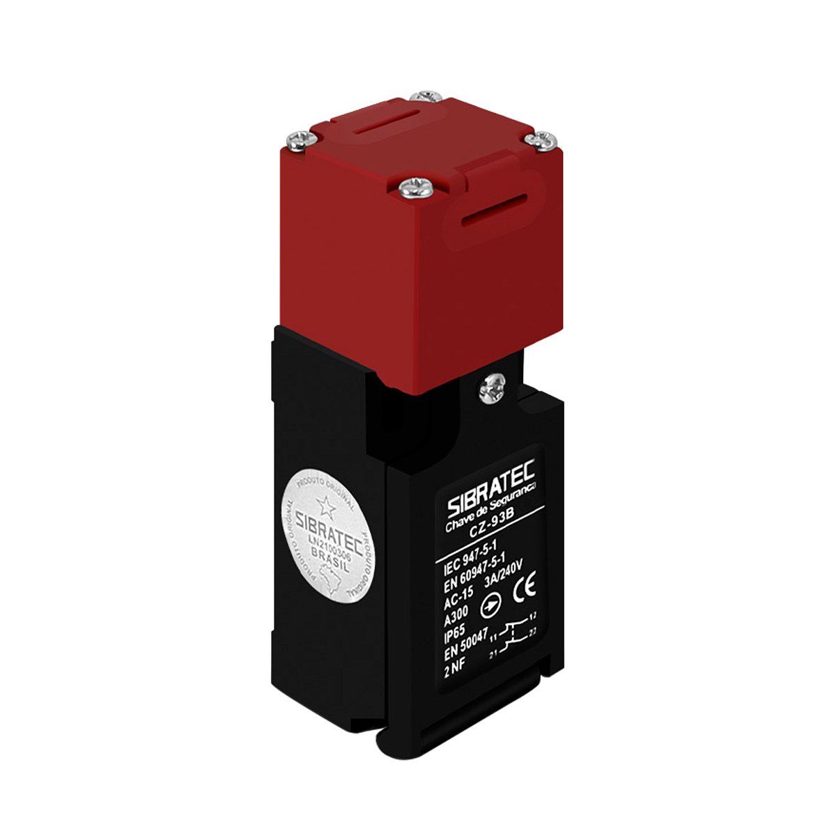 114720 chave de seguranca cz 93 b 2nf 3a 240vca ip65 sibratec