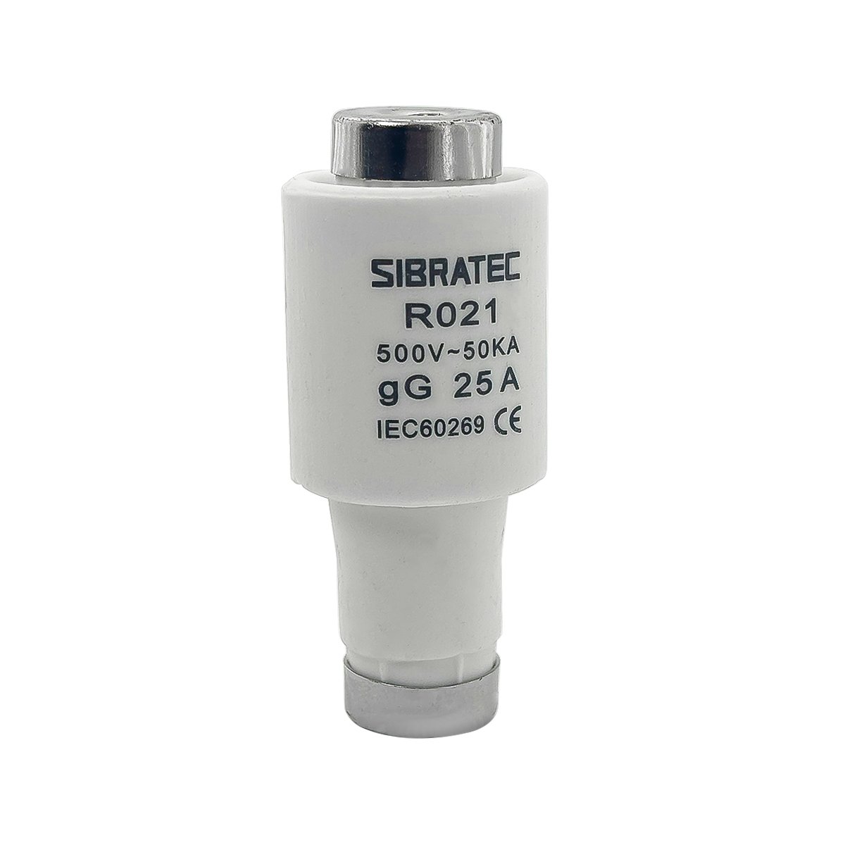 Fusivel Diazed Retardo RO21 25 Amp 500Vac GL/GG - Sibratec